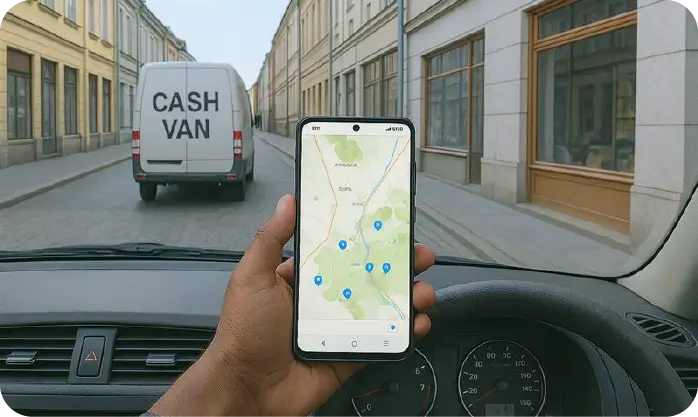 gps tracker for cash vans