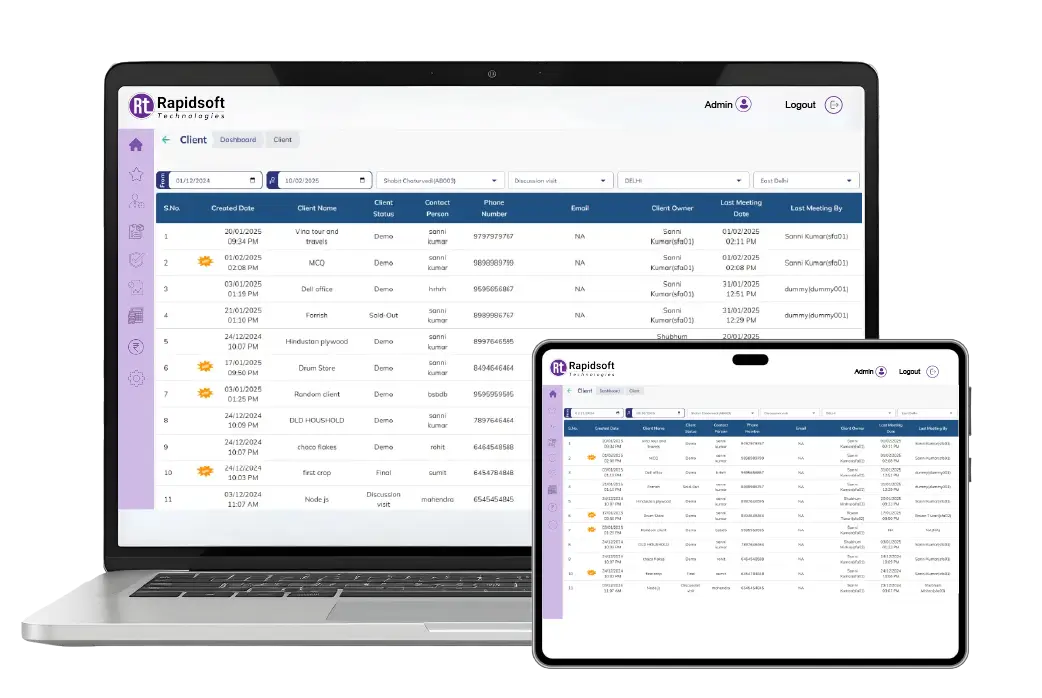 sfa lead client management
